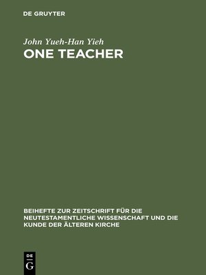 cover image of One Teacher